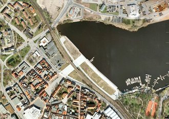 Hafenquartier Obereider Luftaufnahme 2009