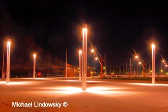 Hafenquartier Obereiderhafen Beleuchtung