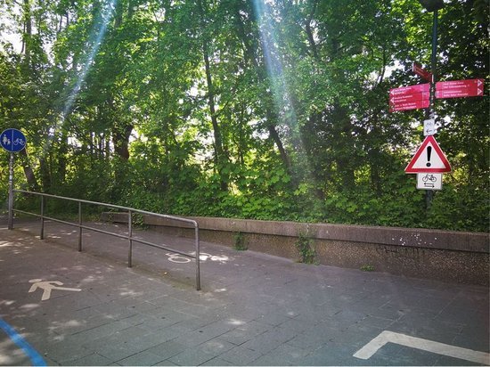 Eine Massnahme des Fussverkehrscheck