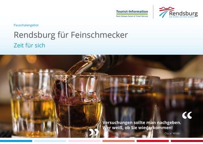 Postkarte "Rendsburg für Feinschmecker"