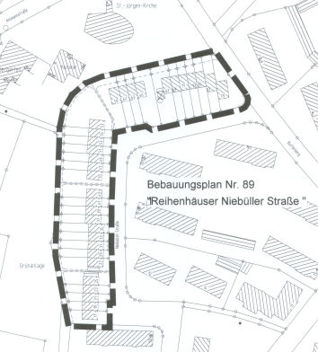 Reihenhäuser Niebüllerstraße Geltungsbereich